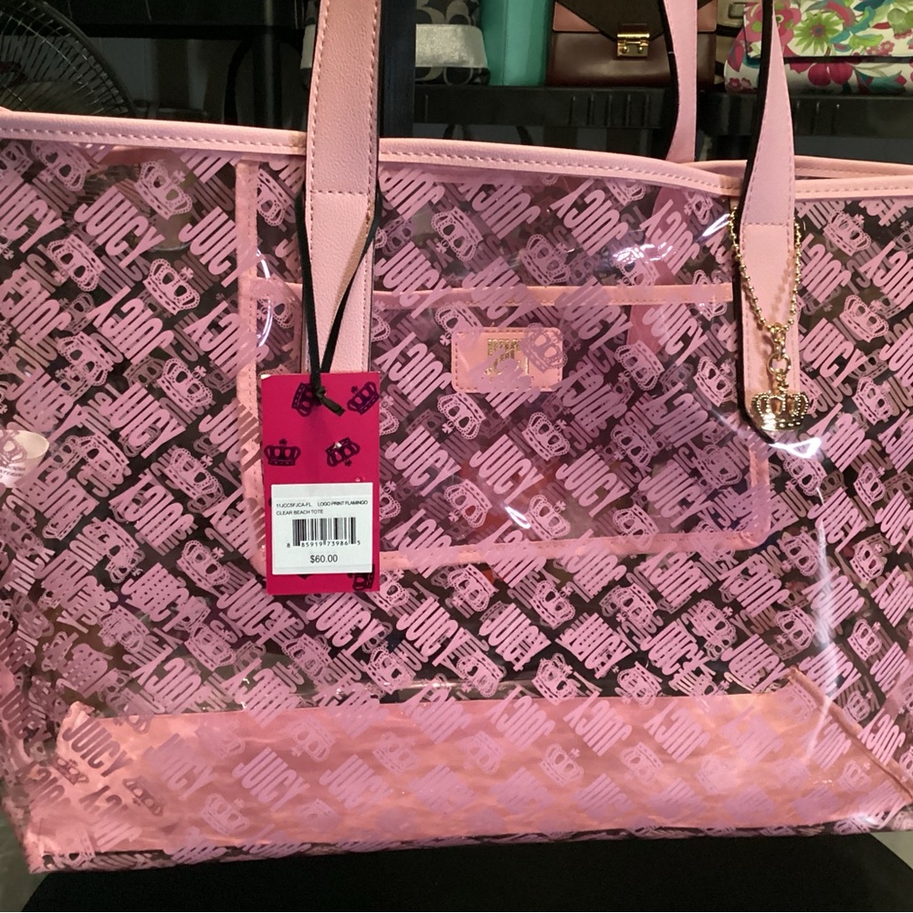 Juicy Couture NWT large jelly tote - Picture 3 of 7